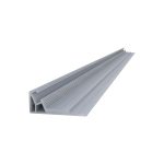 Bodemplaat voor aluminium dakhaak 1.0 meter