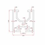 Montagerail 6000mm (1,2mm) - Afbeelding 2